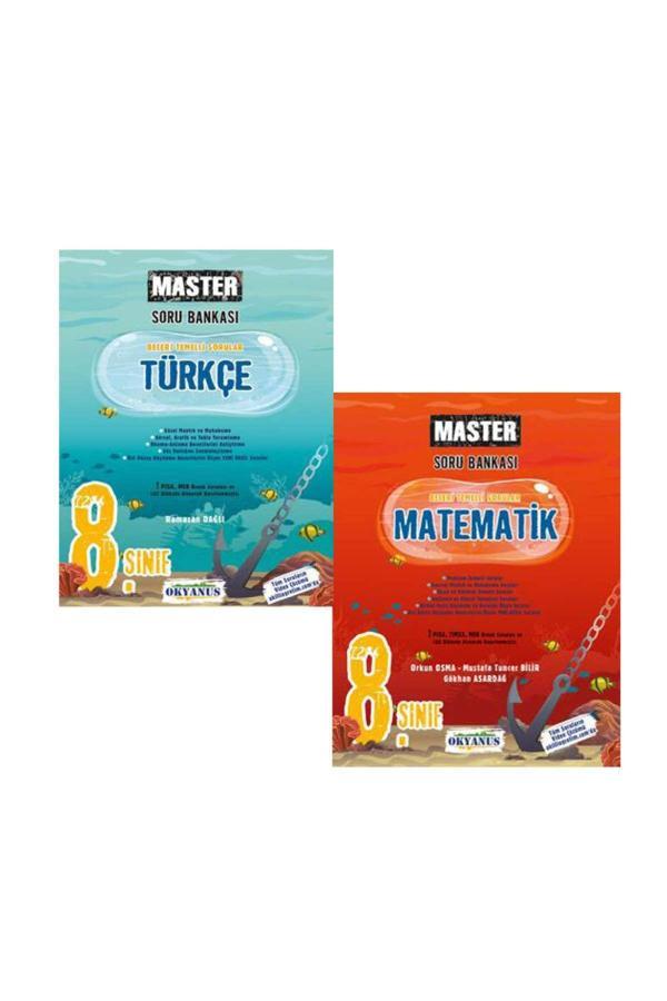 Okyanus Yayıncılık 8. Sınıf Okyanus Master Türkçe Soru Bankası Ve Okyanus Master Matematik Soru Bankası - Okyanus Yayıncılık - Image 1