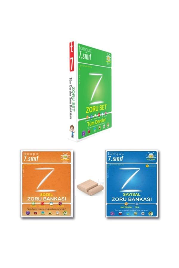 Tonguç Yayınları 7. Sınıf Zoru Bankası Tüm Dersler Seti / Sayısal + Sözel +Telefon Standı - Tonguç Yayınları - Image 1