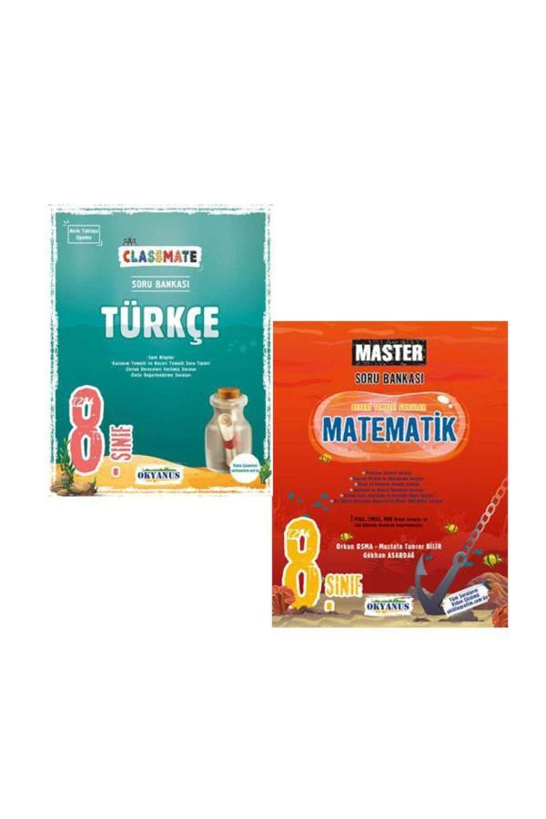 Okyanus Yayıncılık 8. Sınıf Okyanus Classmate Türkçe Soru Bankası Ve Okyanus Master Matematik Soru Bankası - Okyanus Yayıncılık - Image 1