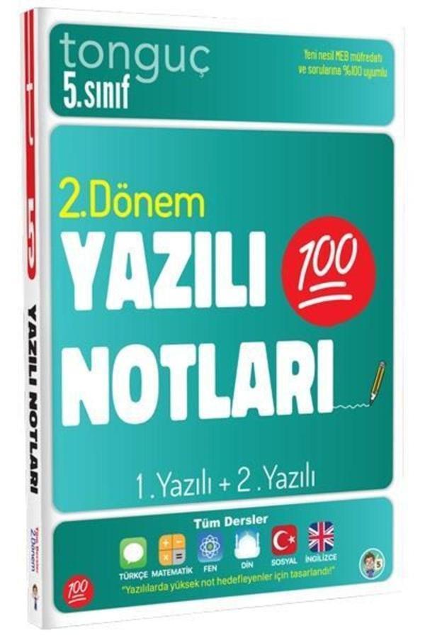 Tonguç Akademi Yayınları 5.Sınıf 2.Dönem 1 Ve 2.Yazılı Notları - Tonguç Akademi - Image 1