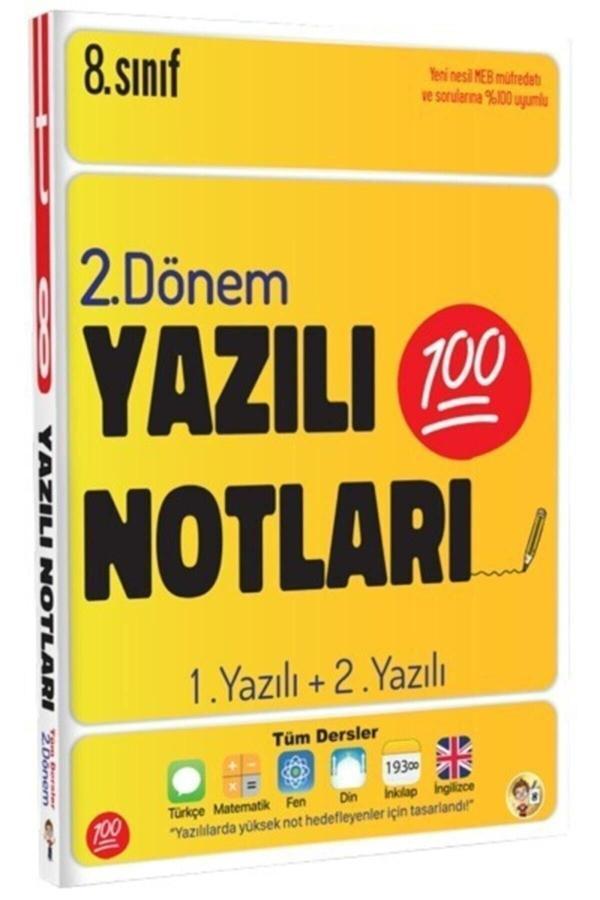 Tonguç Akademi Yayınları 8. Sınıf Yazılı Notları 2. Dönem 1 Ve 2. Yazılı - Tonguç Akademi - Image 1