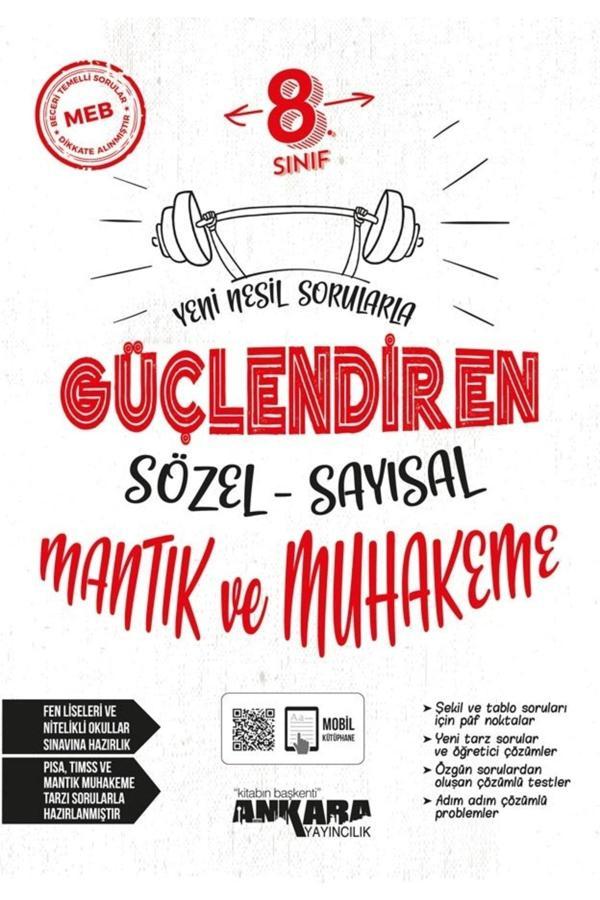 Ankara Yayınları Ankara Yayıncılık 8. Sınıf Güçlendiren Sayısal-Sözel Mantık Ve Muhakeme Soru Bankası - Ankara Yayıncılık - Image 1