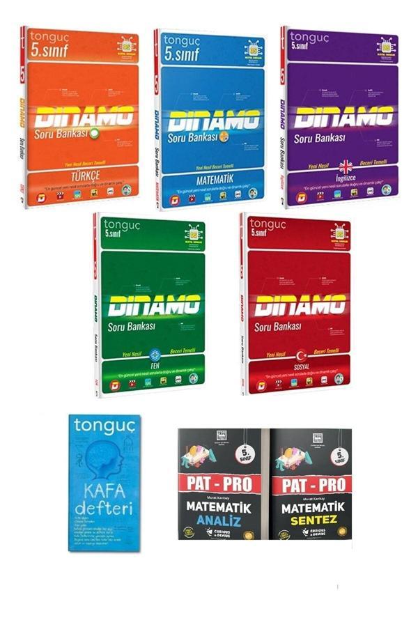 Tonguç Yayınları 5. Sınıf Dinamo Tüm Dersler Soru Bankası Set Ve Pat-Pro Matematik Soru Bankası 7 Kitap - Tonguç Yayınları - Image 1