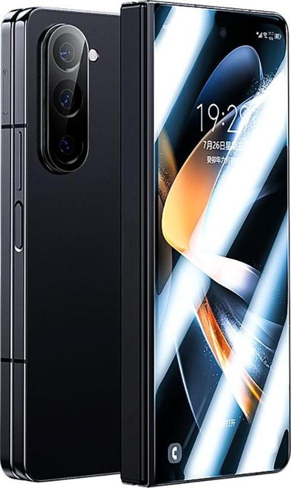 Benks Galaxy Z Fold 5 Uyumlu Ekran Koruyucu ve Lens Koruyucu Combo İkili Set Corning Glass - Image 1