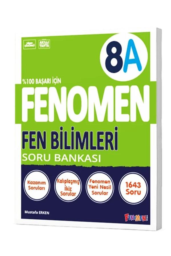 Fenomen Yayıncılık 2024-2025 Müfredat Yeni Nesil 8.Sınıf A Serisi Fen Bilimleri Soru Bankası - Fenomen Yayıncılık - Image 1