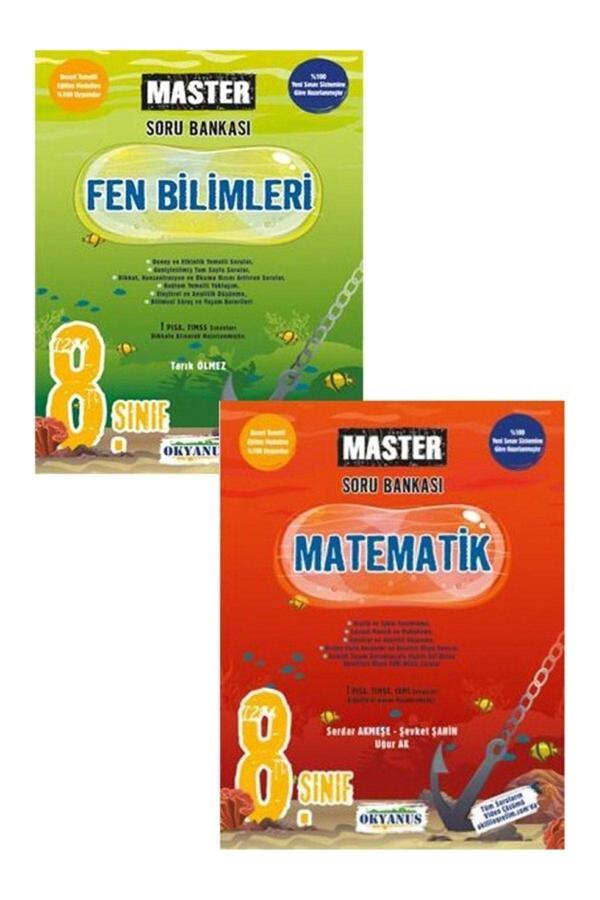 Okyanus Yayıncılık Yayınları 8.Sınıf Master Matematik - Fen Bilimleri Soru Bankası Seti - Okyanus Yayıncılık - Image 1