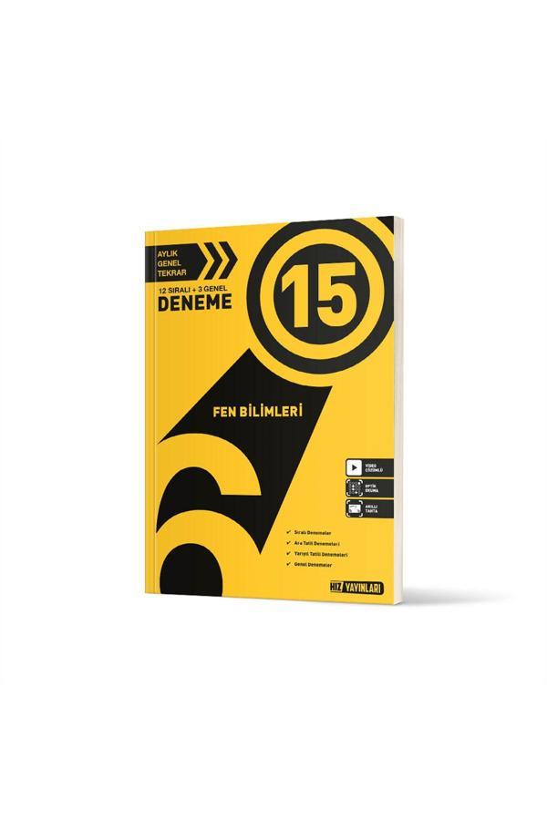 Hız Yayınları 6.Sınıf Fen Bilimleri 15 Li Deneme - Hız Yayınları - Image 1