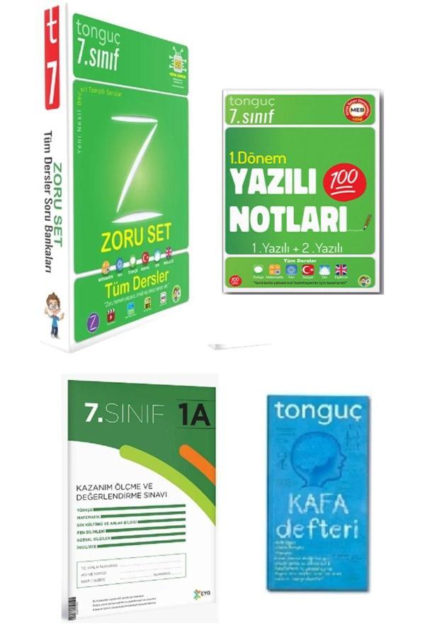 Tonguç Yayınları 7. Sınıf Zoru Bankası Tüm Dersler Seti Ve 7. Sınıf Yazılı Notları 2. Dönem 1 Ve 2. Yazılı+Kafa Deftr - Tonguç Yayınları - Image 1