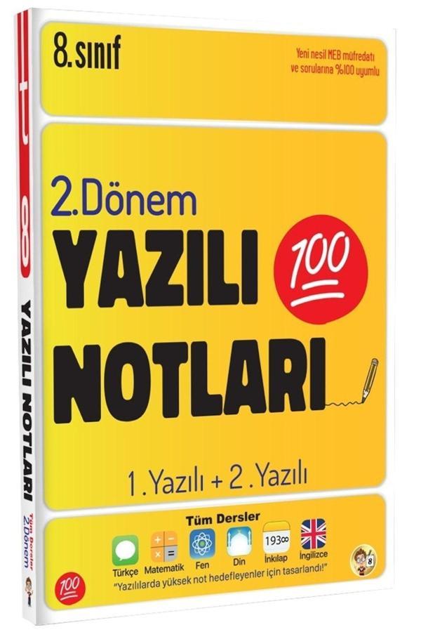 Tonguç Akademi Yayınları 8. Sınıf 2. Dönem Yazılı Notları - Tonguç Akademi - Image 1