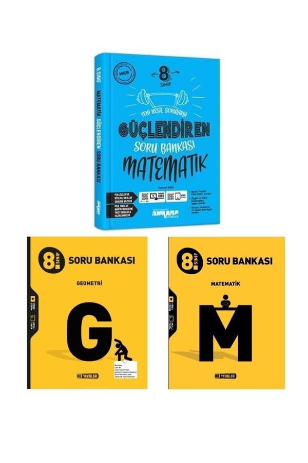 Hız Yayınları Lgs Güçlendiren Matematik 8.Sınıf Soru Bankası Geometri+ Matematik Soru Seti 2022-2023 - Hız Yayınları - Image 1