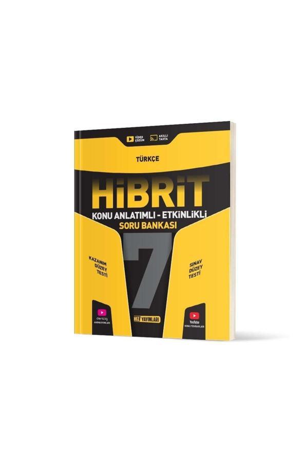 Hız Yayınları 7. Sınıf Hibrit Türkçe Soru Bankası - Hız Yayınları - Image 1