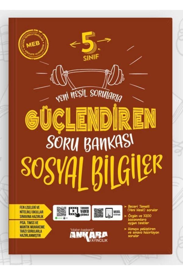 Ankara Yayıncılık 5. Sınıf Güçlendiren Sosyal Bilgiler Soru Bankası (Yeni Basım) - Ankara Yayıncılık - Image 1