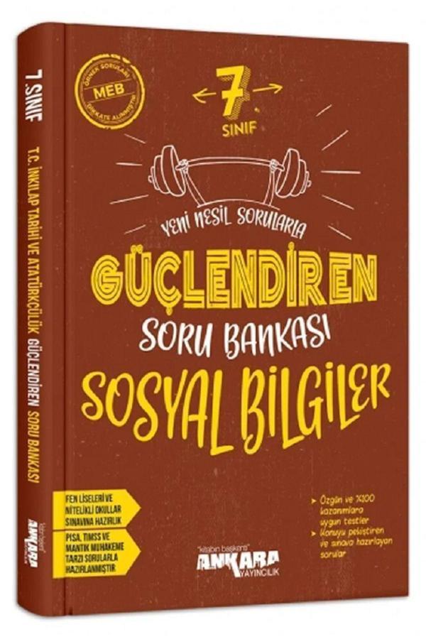 Ankara Yayınları 7.Sınıf Sosyal Bilgiler Güçlendiren Soru Bankası - Ankara Yayıncılık - Image 1