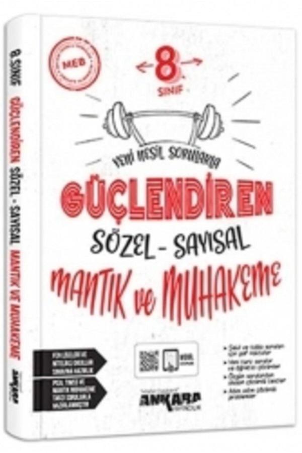 Ankara Yayınları Ankara 8.Sınıf Güçlendiren Söz-Say Mantık Ve Muhakeme Soru Bankası - Ankara Yayıncılık - Image 1