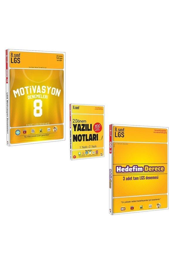 Tonguç Yayınları 8. Sınıf 4'Lü Lgs Denemeleri + 2. Dönem 1 Ve 2. Yazılı Notları + Hedefim Derece Denemeleri - Tonguç Yayınları - Image 1