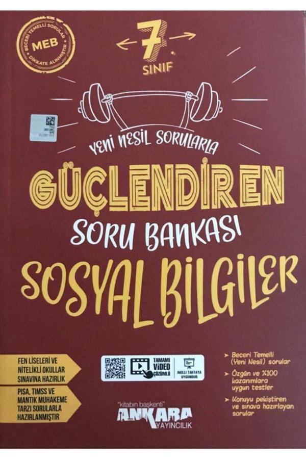 Ankara Yayıncılık 7.Sınıf Yeni Nesil Sorularla Güçlendiren Sosyal Bilgiler Soru Bankası - Ankara Yayıncılık - Image 1