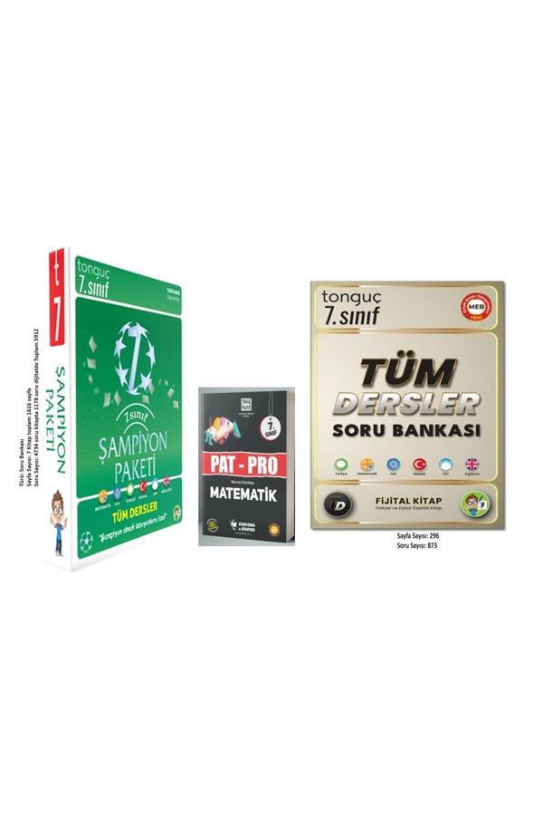 Tonguç Yayınları 7. Sınıf Şampiyon Paketi ( 7 Kitap Toplam 1616 Sayfa) Ve Tüm Dersler Soru Bankası (Son Güncellenmiş) - Tonguç Yayınları - Image 1