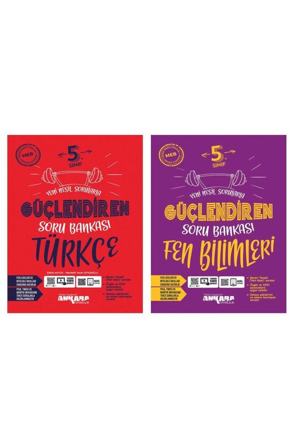 Ankara Yayıncılık 5. Sınıf Güçlendiren Türkçe + Fen Bilimleri Soru Bankası Seti - Ankara Yayıncılık - Image 1