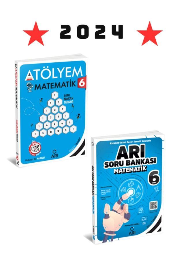 Arı 2024 6. Sınıf Matematik Soru Bankası + Atölyem Seti - Arı - Image 1