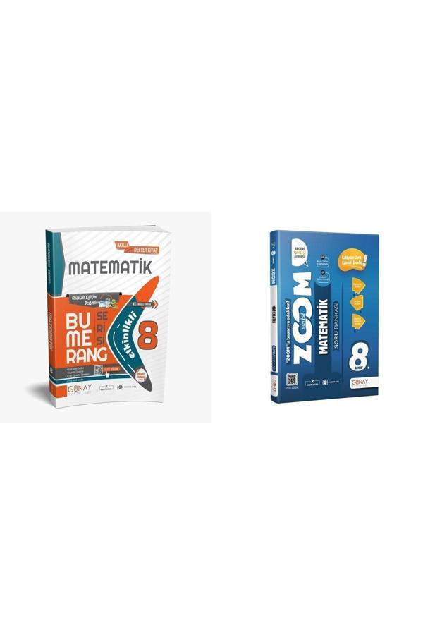 Günay Yayınları Yeni Müf. 8. Sınıf Matematik Bumerang Etkinlikli Kitap Konu Anlatımlı Ve Zoom Soru Bankası - Günay Yayınları - Image 1