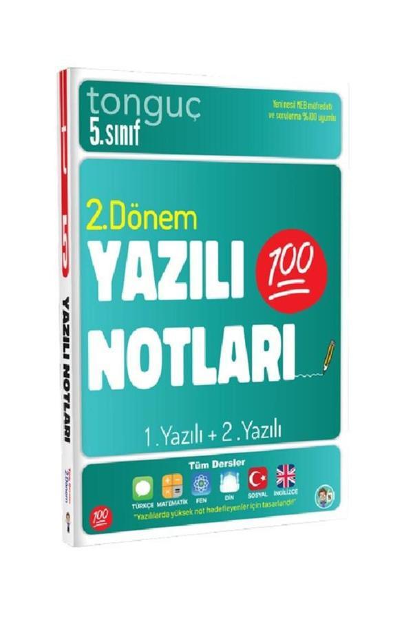 Tonguç Yayınları 5. Sınıf Yazılı Notları 2. Dönem 1 Ve 2. Yazılı - Tonguç Yayınları - Image 1