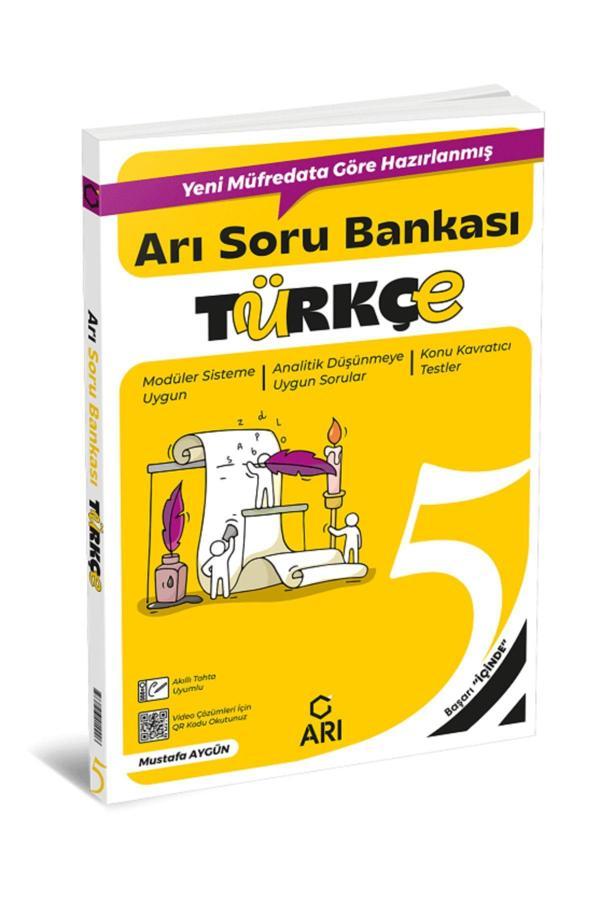 Arı Yayıncılık 5.Sınıf Türkçe Soru Bankası Yeni - Arı Yayıncılık - Image 1