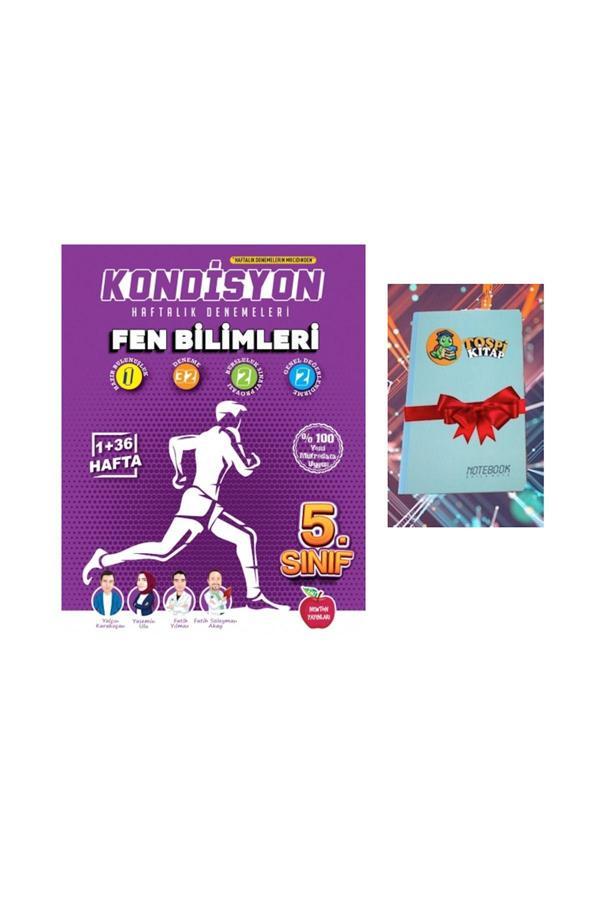 Newton Yayınları 5.Sınıf Kondisyon Haftalık Kazanım Denemeleri 37 Hafta Fen Bilimleri (Not Defteri Hediyeli) - Newton Yayınları - Image 1