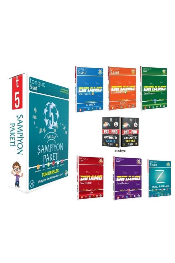 Tonguç Yayınları 5. Sınıf Şampiyon Paketi Ve Pat-Pro Matematik Analiz Sentez 2 Soru Bankası Hediyemiz - Tonguç Yayınları - Image 1