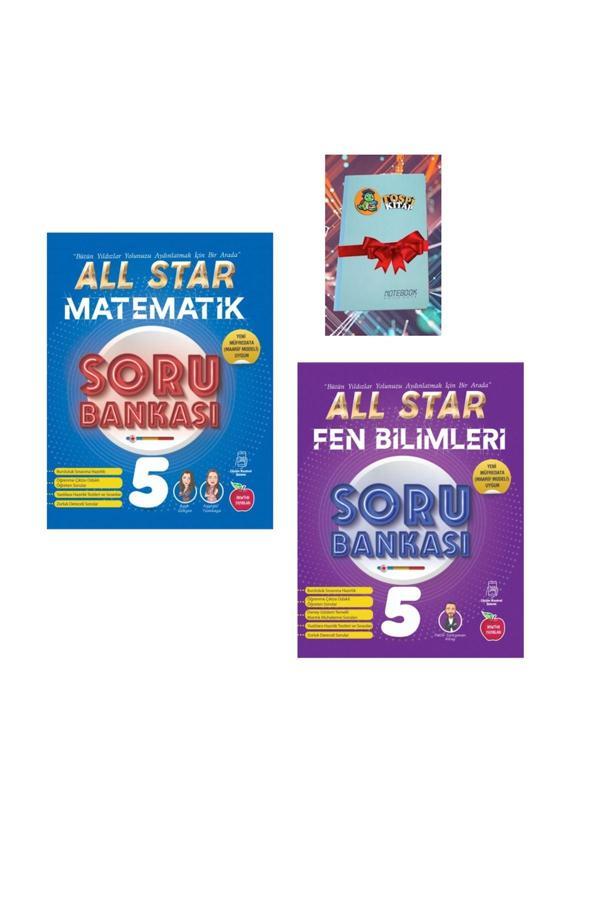 Newton Yayınları 5.Sınıf All Star Soru Bankası -- Fen Biilimleri + Matematik (Not Defteri Hediyeli) - Newton Yayınları - Image 1
