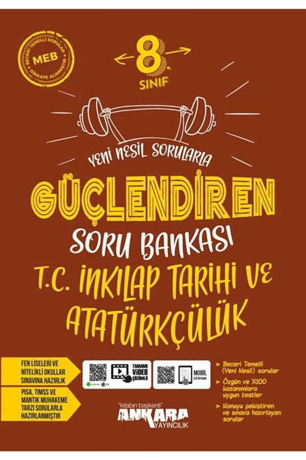Ankara Yayıncılık 8. Sınıf Inkılap Tarihi Ve Atatürkçülük Güçlendiren Soru Bankası 2023 Güncel Baskı - Ankara Yayıncılık - Image 1