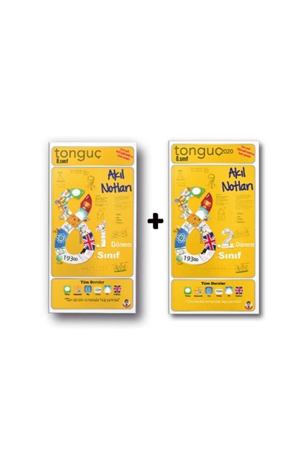 Tonguç Yayınları 8. Sınıf Akıl Notları 8.1 - 8.2 Dönem Set 2 Kitap - Cep Boy 2021 - Tonguç Yayınları - Image 1