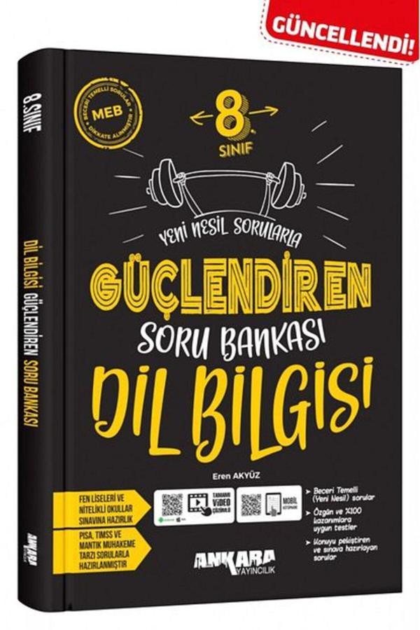 Ankara Yayıncılık 2024 - 2025 Yeni Müfredat 8.Sınıf Güçlendiren Dil Bilgisi Soru Bankası - Ankara Yayıncılık - Image 1