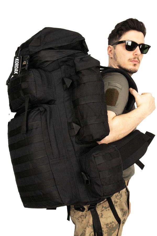 Kordak 110 Litre Siyah Askeri Operasyon Çantası - Image 1