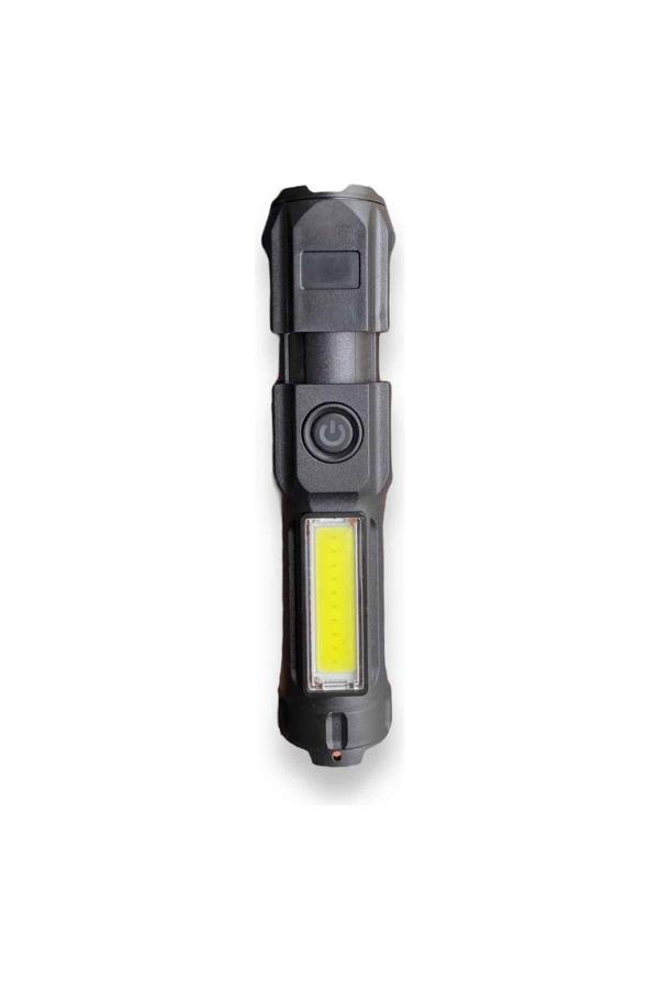 Kordak Teleskopik Usb Şarj Edilebilir Led El Feneri - Image 1
