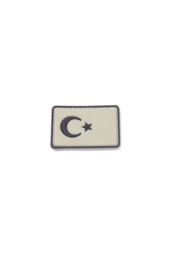 Kordak Türk Bayrağı Bej Taktikalı Küçük Peç - Image 1