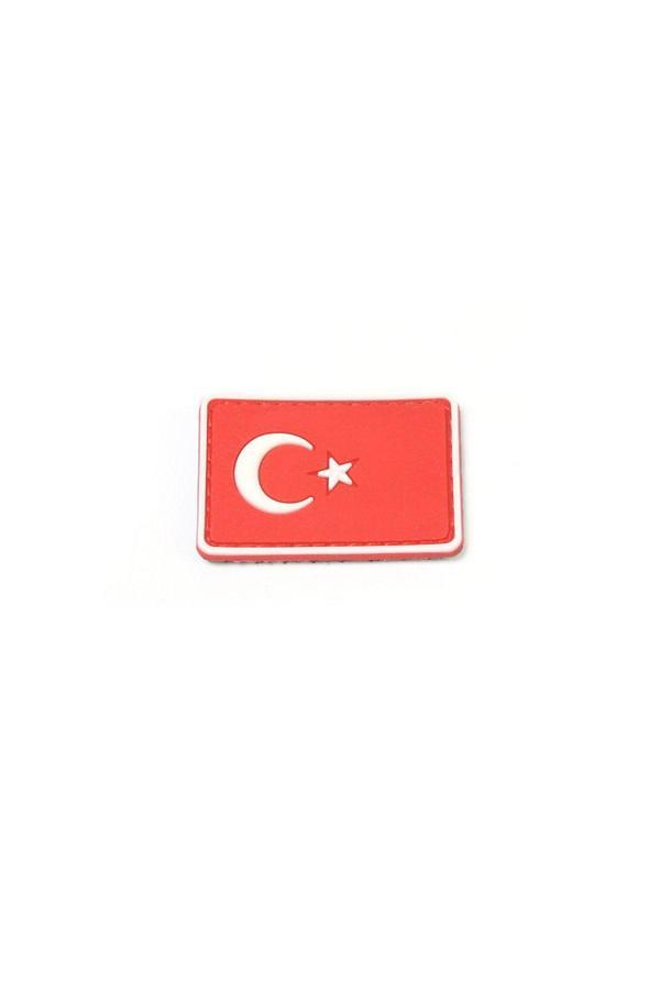 Kordak Türk Bayrağı Kırmız Taktikalı Küçük Peç - Image 1