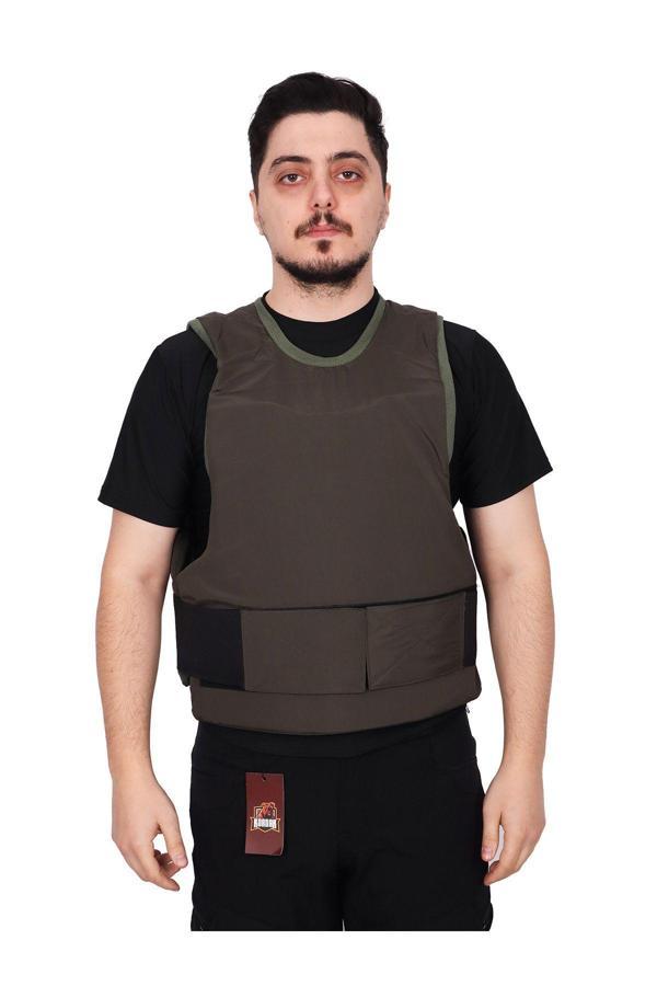 Kordak Haki Kurşun Geçirmez Yelek – Balistik Çelik Yelek (Seviye 3A) - Image 1