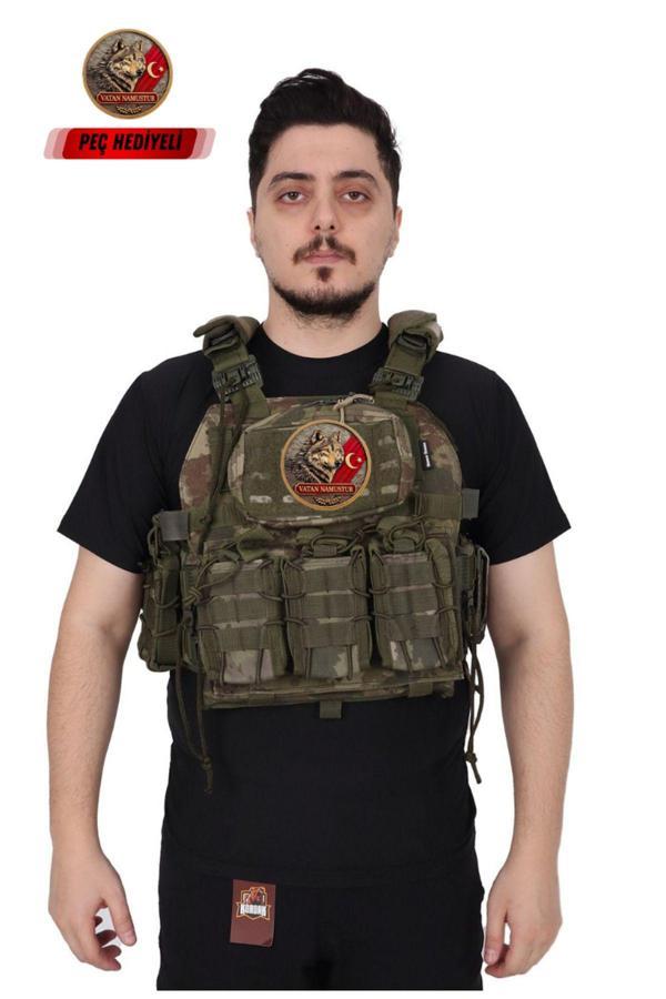 Kordak Askeri Taktik Hücum Yeleği - Hızlı Giyilebilir Airsoft Vest - Image 1