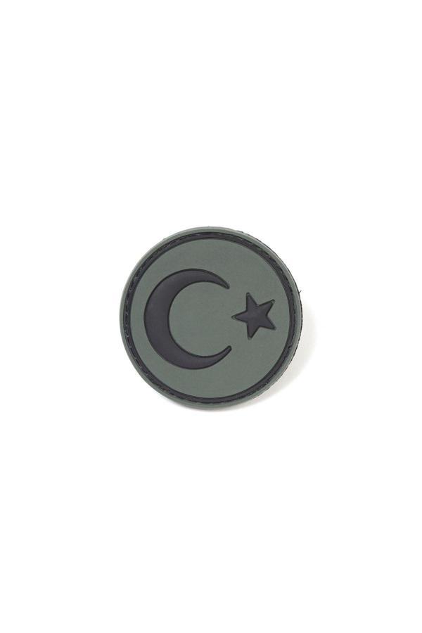 Kordak Yuvarlak Türk Bayrağı Haki Taktik Askeri Peç - Patch - Image 1