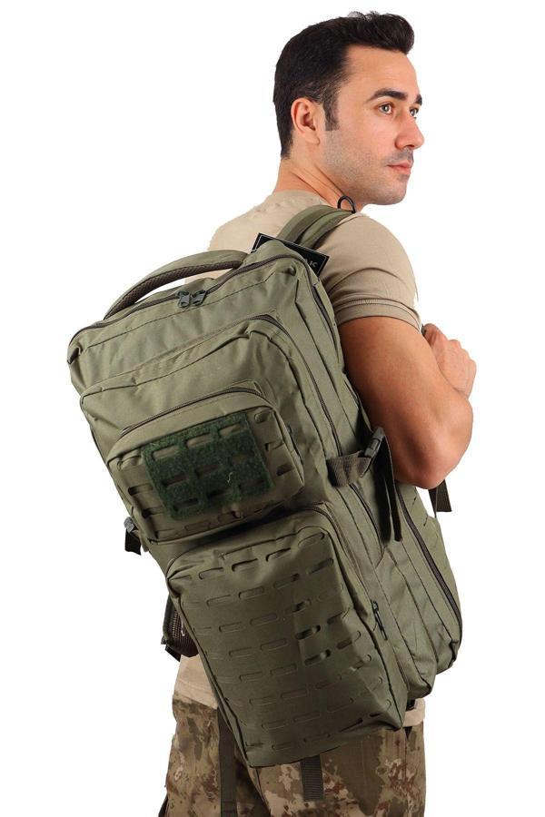 Kordak 45 Lt Haki Askeri Çanta - Lazer Kesim Taktik Çanta - Image 1