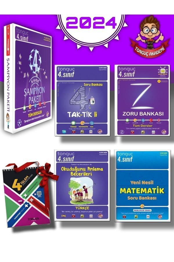 Tonguç Akademi 4. Sınıf Şampiyon Zoru Tüm Dersler Set - Tonguç Akademi - Image 1