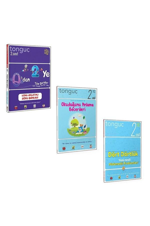 Tonguç Akademi 2. Sınıf 0'Dan 2'Ye Konu Anlatımlı Soru Bankası + Okuduğunu Anlama + Dört Dörtlük Matematik Problem - Tonguç Akademi - Image 1