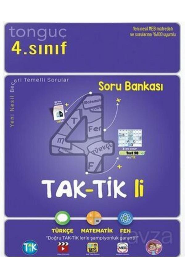Tonguç Yayınları 4. Sınıf Taktikli Soru Bankası 2022 - Tonguç Yayınları - Image 1