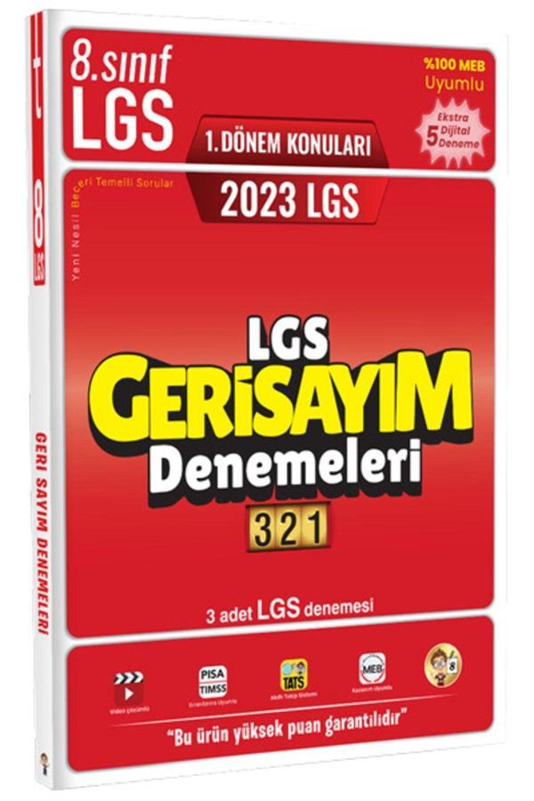 Tonguç Akademi 2023 8. Sınıf Lgs 1. Dönem Geri Sayım 321 Denemeleri Video Çözümlü - Tonguç Akademi - Image 1