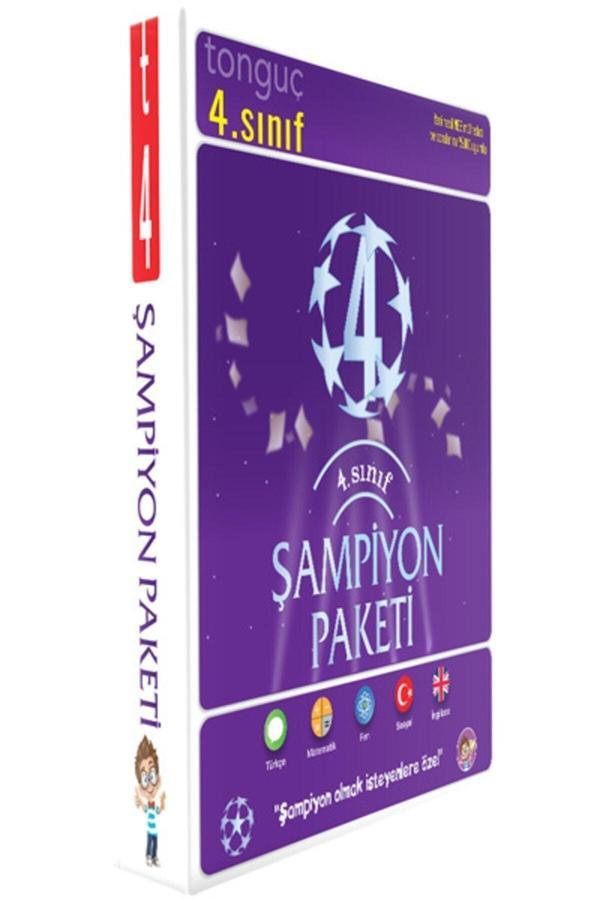Tonguç Yayınları 4. Sınıf Şampiyon Paketi / 4 Kitap - Tonguç Yayınları - Image 1