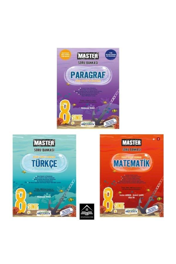 Okyanus Yayınları 8.Sınıf 2022 Baskı Master Paragraf + Türkçe+Matematik Soru Bankası (Kitapsarayı06) - Okyanus Yayıncılık - Image 1