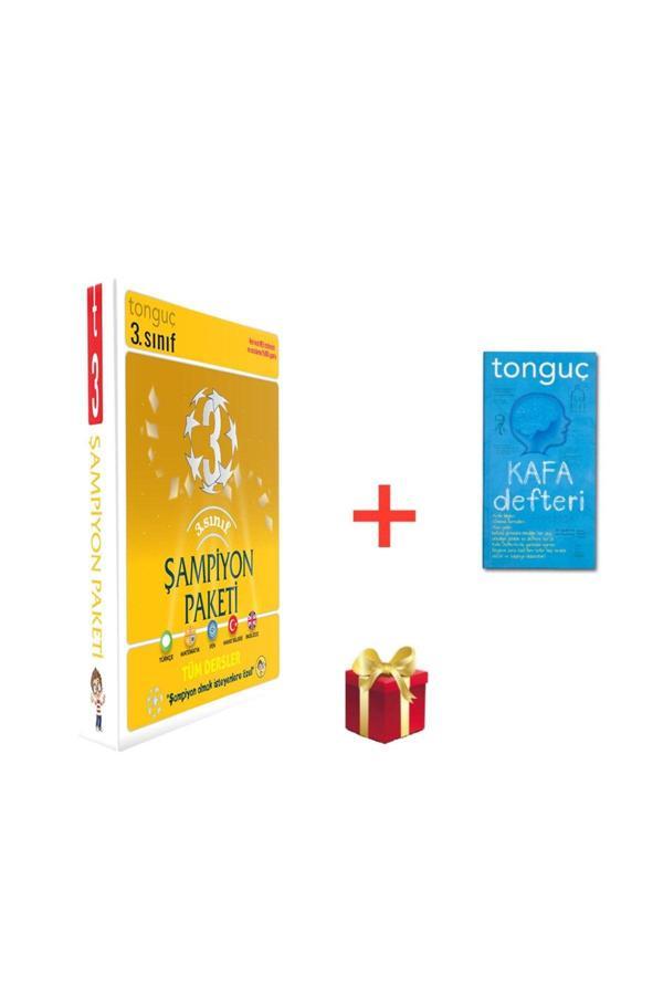 Tonguç Yayınları 3. Sınıf Şampiyon Paketi Toplam 3 Kitap +(Kafa Defteri Hediyeli) - Tonguç Yayınları - Image 1
