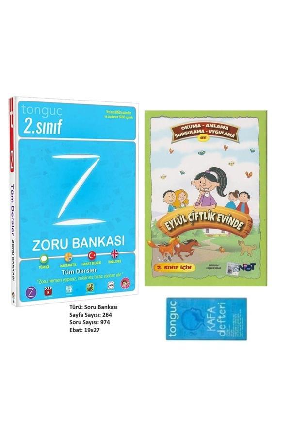 Tonguç Yayınları 2. Sınıf Zoru Bankası Tüm Dersler Ve Eylül Çiftik Evinde Okuma-Anlama-Sorgulama-Uygulama Hikaye Seti - Tonguç Yayınları - Image 1