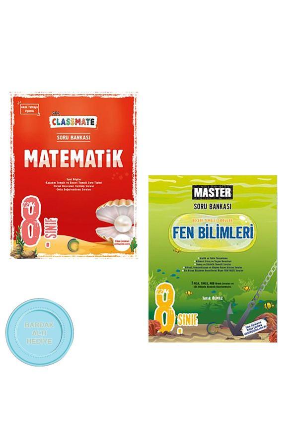 Okyanus Yayınları 8. Sınıf Classmate Matematik Soru Bankası Ve Okyanus 8. Sınıf Master Fen Soru Bankası - Okyanus Yayıncılık - Image 1