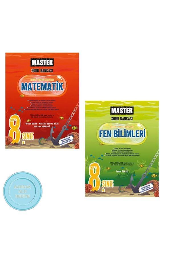 Okyanus Yayınları Okyanus 8. Sınıf Master Matematik Soru Bankası Ve Okyanus 8. Sınıf Master Fen Soru Bankası - Okyanus Yayıncılık - Image 1